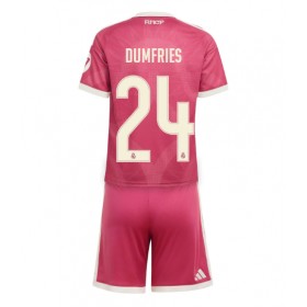 Real Madrid Denzel Dumfries #24 Tredje skjorte til barn 2026-27 Kortermet (+ korte bukser)